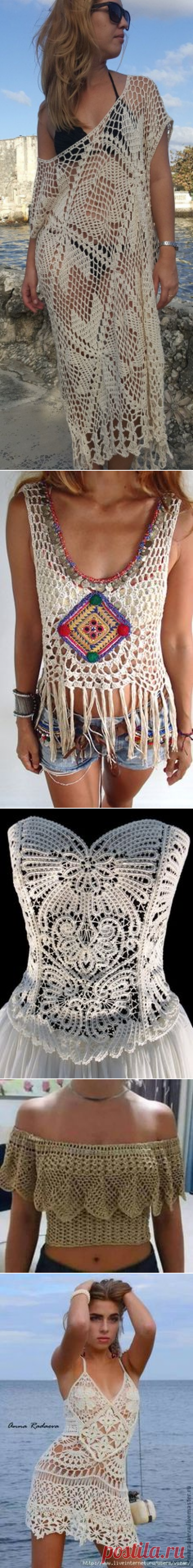 summer crochet dress by OmyFashions on Etsy | МОТИВЫ.Только идеи.