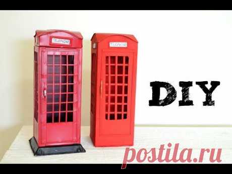 DIY Cabine Telefônica de Londres - YouTube