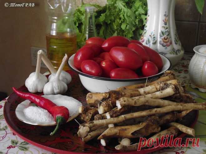 Закуска «Огонёк», она же Хренодёр, + Аджика - ЯПлакалъ