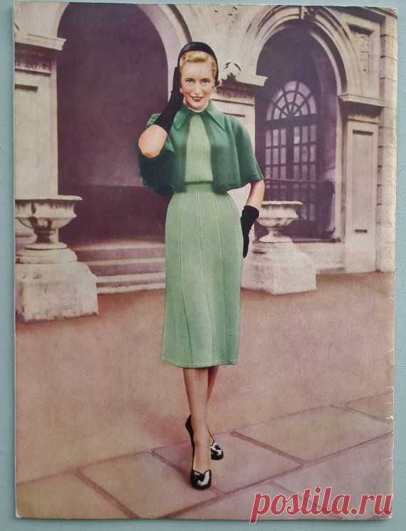 Vintage 1940s Knitting Patterns Munrospun Knitting Book No. 13 40s original…
