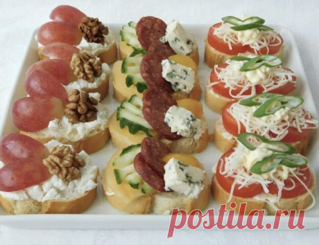 Ну очень вкусные идея бутербродов к праздничному столу 🥪
Не потеряйте!!