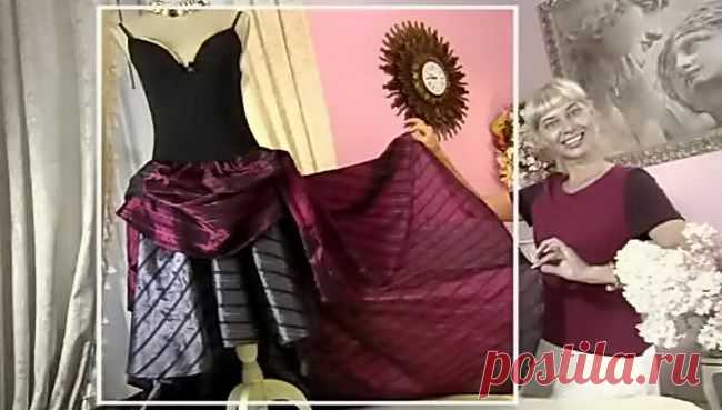 Нарядное платье бюстье. Сшить не сложно..
