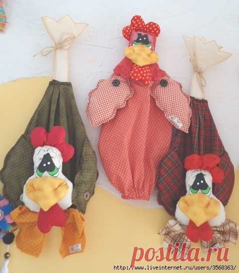 Пакетница «Каркуша» для кухни — Рукоделие