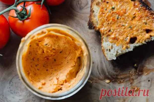 Сливочно-помидорная намазка на хлеб - БУДЕТ ВКУСНО! - медиаплатформа МирТесен