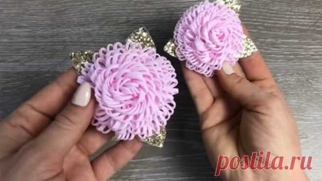 Ажурные цветы из фоамирана