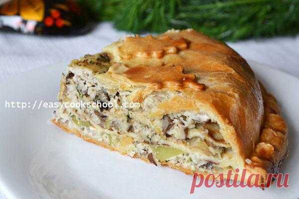 Курник классический: рецепт пошаговый с фото | Легкие рецепты