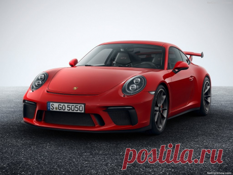 Смотри! Porsche 911 GT3 2018 года Новенький Porsche 911 GT3 2018 порадует покупателей и просто автолюбителей отсутствием сомнительных дизайнерских элементов и странных или необоснованных ко