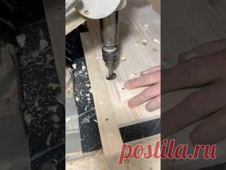 Tips and Tricks. Drilling for Hinges #shorts #diy