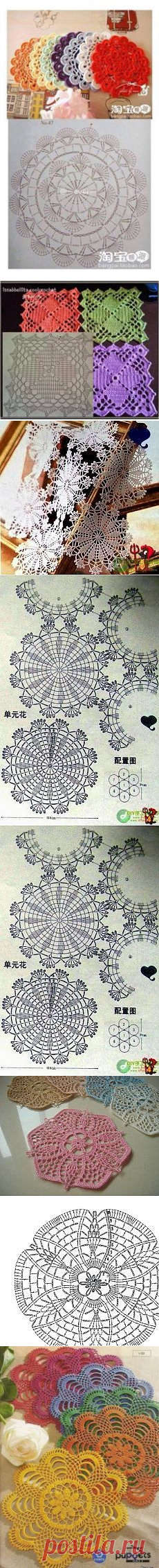 1000+ изображений на тему «мини салфетки в Pinterest» | Doilies, Цветочный и Квадраты