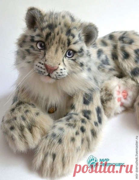 Купить Дарий. Снежный барсик тедди. - дикие кошки, кошка, Кошки, тедди, авторская игрушка