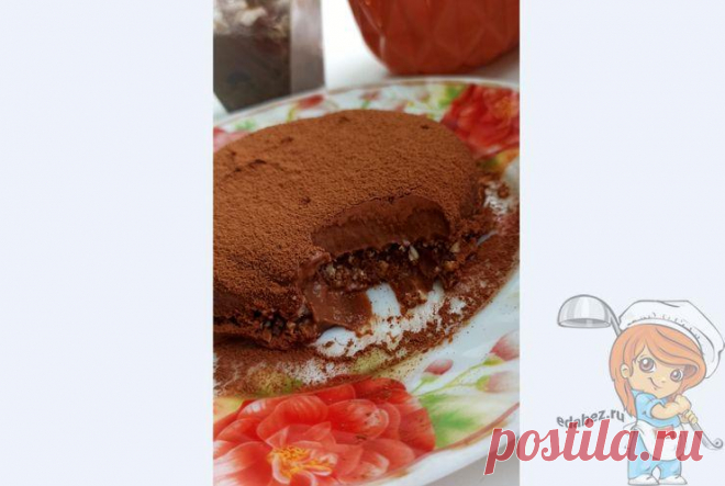 Шоколадно-банановый десерт без выпечки, рецепт пп торта Вкусный и простой шоколадно-банановый десерт без выпечки. В рецепте идет растительное молоко, но я брала обычное - магазинное. В качестве основы идут хлебцы