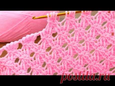 Amazing💯 *Super Easy Tunisian Crochet Baby Blanket vest For Beginners online Tutorial Tunus tığ işi