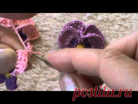 tutorial violetta del pensiero orecchini