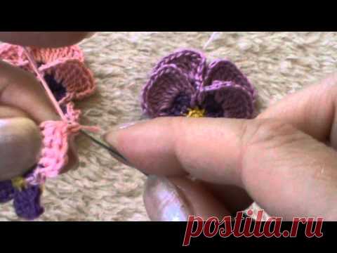 tutorial violetta del pensiero orecchini