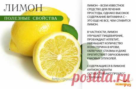 Лимон полезные свойства