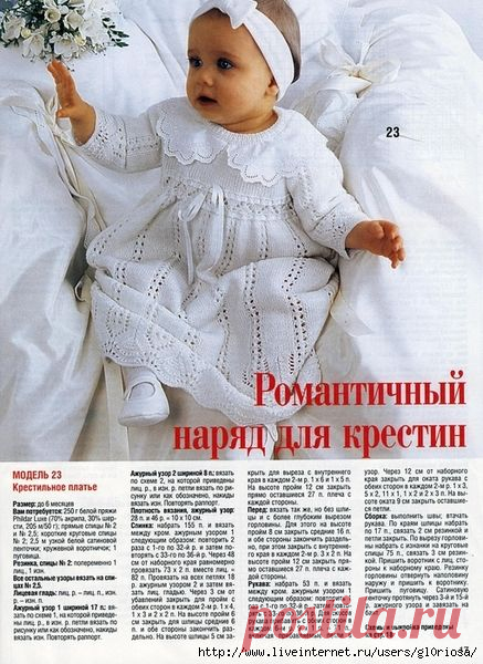 Крестильное платье