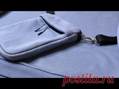 Шью идеальную сумку из остатков трикотажа!