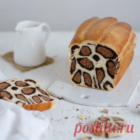 Французский пекарь раскрывает секрет, как приготовить молочный хлеб с леопардовым рисунком