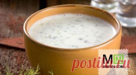 Соус из мацони с огурцами и мятой - кулинарный рецепт. Миллион Меню