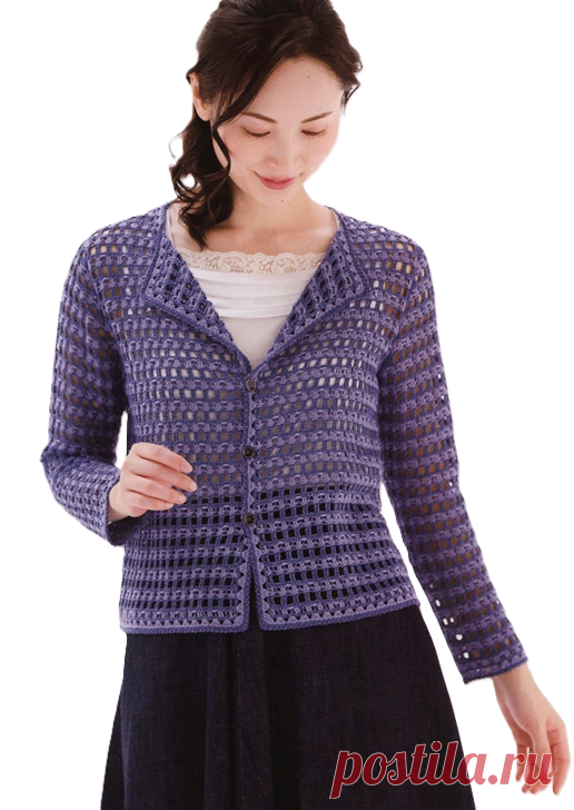 Весна & Лето от Lets Knit Series 80601 2019
Летние модели жакетов и джемперов, связанные крючком, - это идеальное сочетание красоты и практичности. 

Благодаря разнообразию узоров и текстур, такие вещи выглядят очень стильно и оригинально, подчеркивая индивидуальность. 

Кроме того, крючком связанные изделия легко адаптируются под любой стиль - от повседневного до вечернего, что делает их универсальным выбором для летнего гардероба.