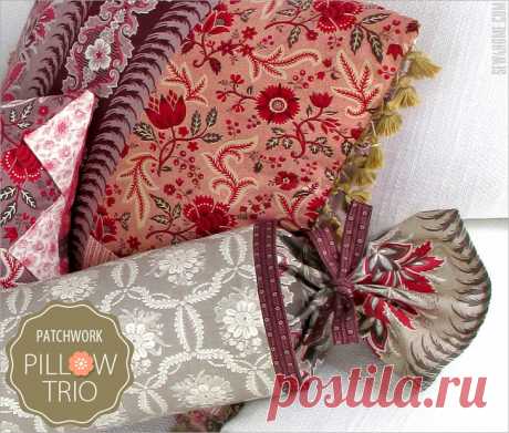 Elegant Patchwork Pillow Trio - Sew4Home