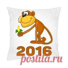 Подушки, Праздники и события, Новый Год, Printdirect.ru