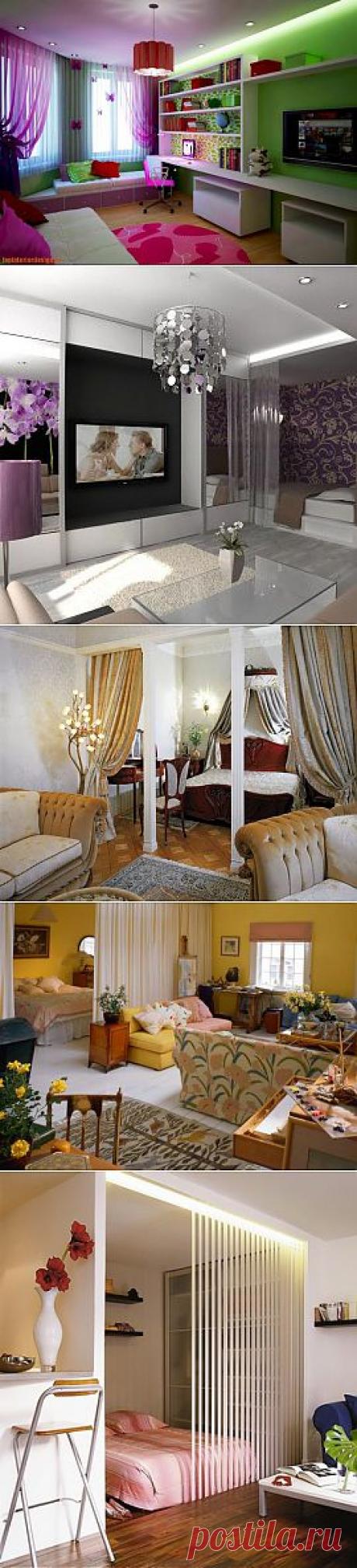 Совмещенная гостиная и спальня – новые решения и идеи | Школа Ремонта