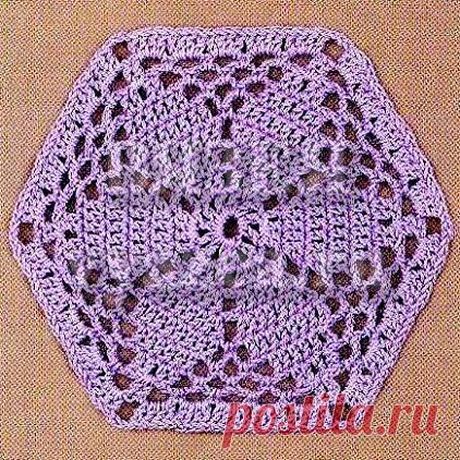 Геометрические мотивы крючком - 4 часть