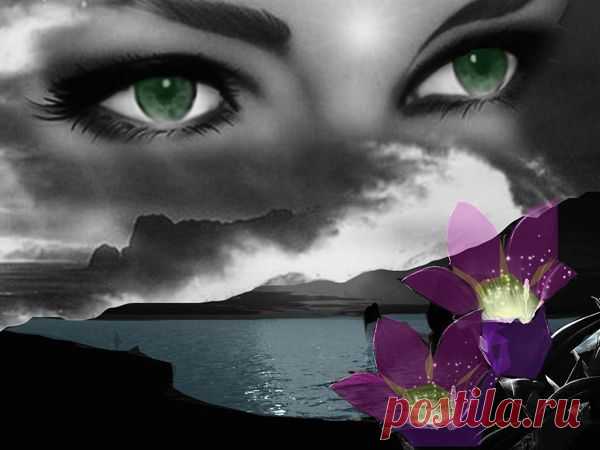 ♡ Видео Музыкальная Открытка — МИЛЫЕ ЗЕЛЁНЫЕ ГЛАЗА