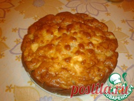 Сметанник с яблоками - кулинарный рецепт