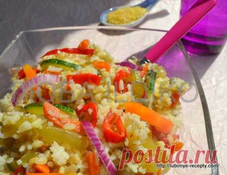 Гарнир с булгуром и овощами