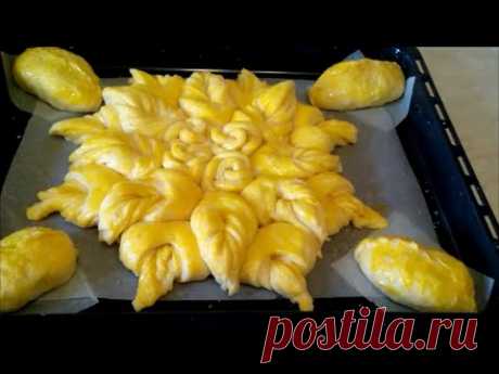 Красивый домашний дрожжевой пирог  Pie decoration Идея украшения
