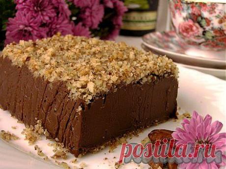 Итальянский шоколадный десерт.