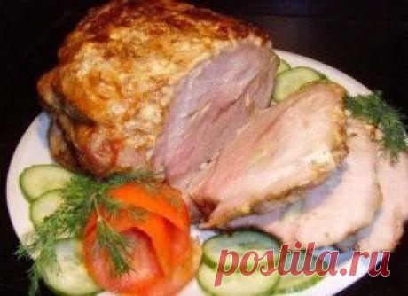 Домашняя буженина.