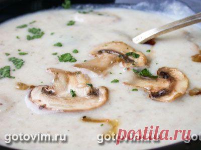 Картофельный суп-пюре с шампиньонами. Фото-рецепт / Готовим.РУ