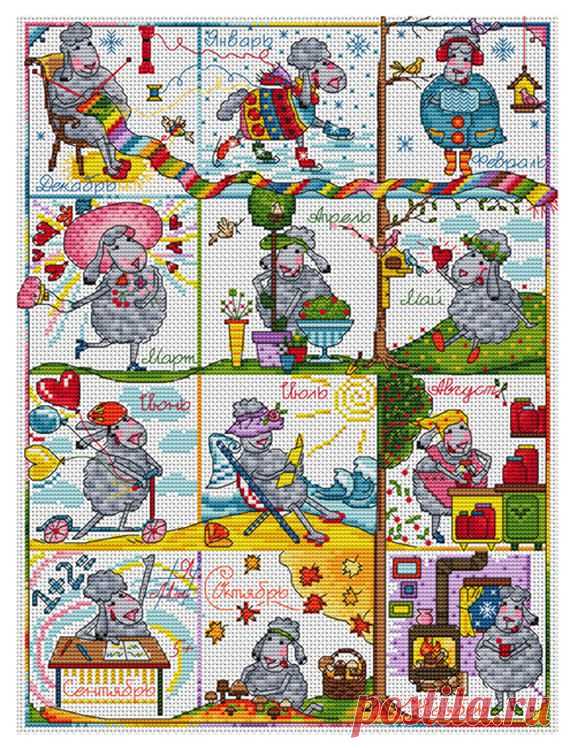 Ягненка. Круглый год с веселыми овечками от Mlodetski на Etsy