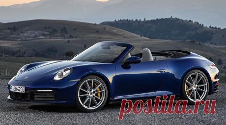 Porsche 911 Cabriolet 2019 – новый кабриолет Порше 911  - цена, фото, технические характеристики, авто новинки 2018-2019 года