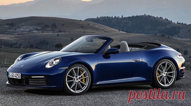 Porsche 911 Cabriolet 2019 – новый кабриолет Порше 911  - цена, фото, технические характеристики, авто новинки 2018-2019 года