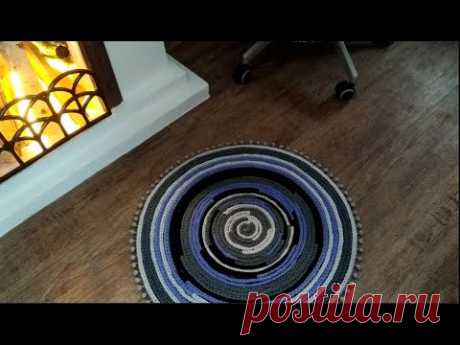 Все домашнее #Видео #Вареники #Коврик из трикотажной пряжи Своими руками #ЕленаСитникова