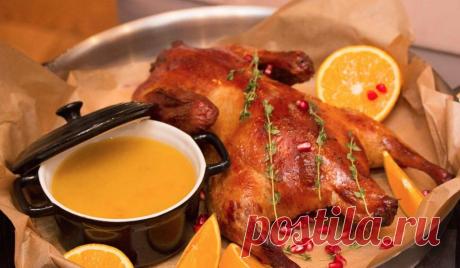 Авторский рецепт запеченной утки с яблоками от шеф-повара Дениса Перевоза | FOODIKA