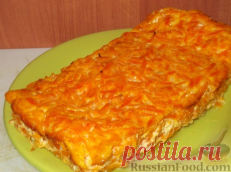 Рецепт: Морковная запеканка «Солнечная» на RussianFood.com