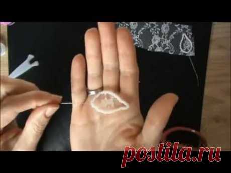 Tutorial on my beaded lacey leaves