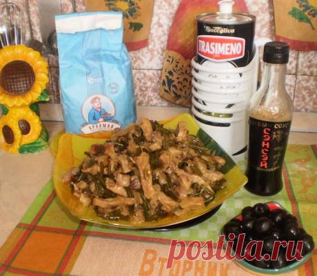 Свинина с чесночными стрелками по-китайски Автор рецепта YiWangNa - Cookpad