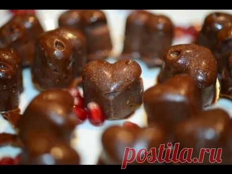 Как Приготовить Живой Шоколад (Шоколадные Конфеты) - YouTube