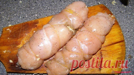 Рецепт куриных рулетиков с грибами.....будете в восторге!