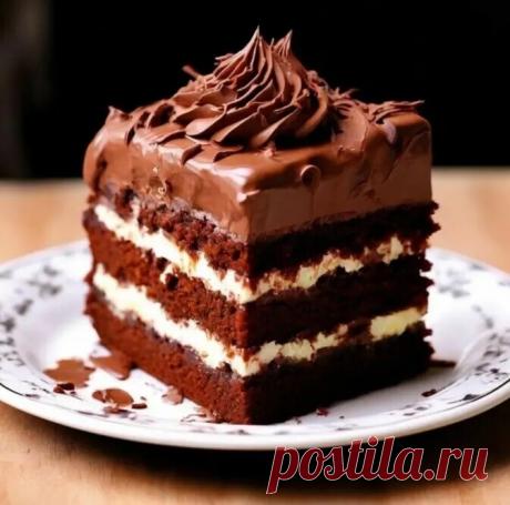 Шоколадный сметанник

Ингредиенты:
- Яйца — 2 шт. 
- Сахар — 1 стакан. 
- Сметана — 500 г. 
- Мука — 300 г.
- Какао — 40 г. 
- Сода — 0,5 чайной ложки. 
- Соль — щепотка. 
- Ванилин — по вкусу. 
- Растительное масло для смазывания формы. 

Приготовление:
1. Взбейте яйца с сахаром до пышной массы. 
2. Добавьте сметану, муку, какао, соду и соль, тщательно перемешайте. 
3. Вылейте тесто в смазанную маслом форму и выпекайте в духовке при температуре 180 градусов до готовности....