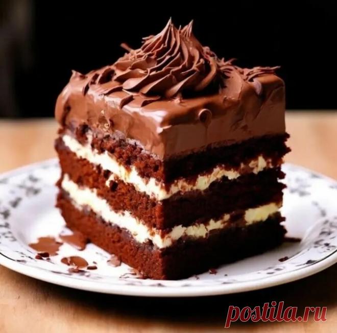 Шоколадный сметанник

Ингредиенты:
- Яйца — 2 шт. 
- Сахар — 1 стакан. 
- Сметана — 500 г. 
- Мука — 300 г.
- Какао — 40 г. 
- Сода — 0,5 чайной ложки. 
- Соль — щепотка. 
- Ванилин — по вкусу. 
- Растительное масло для смазывания формы. 

Приготовление:
1. Взбейте яйца с сахаром до пышной массы. 
2. Добавьте сметану, муку, какао, соду и соль, тщательно перемешайте. 
3. Вылейте тесто в смазанную маслом форму и выпекайте в духовке при температуре 180 градусов до готовности....