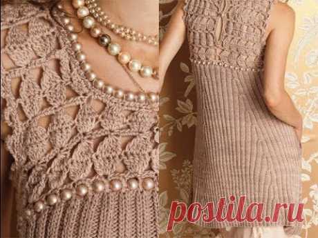 #3 Pearl Bodice Dress, Vogue Knitting Fall 2012