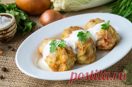 Голубцы из пекинской капусты