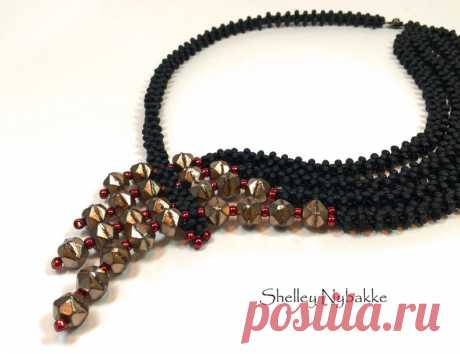 Farfalle Falls Necklace Pdf Instructions ONLY - Etsy Israel